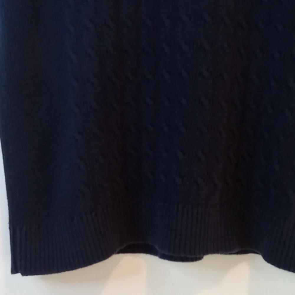 Vintage 90s Tommy Hilfiger Sweater Vest Navy Blue Men's Sz L EUC NICE!